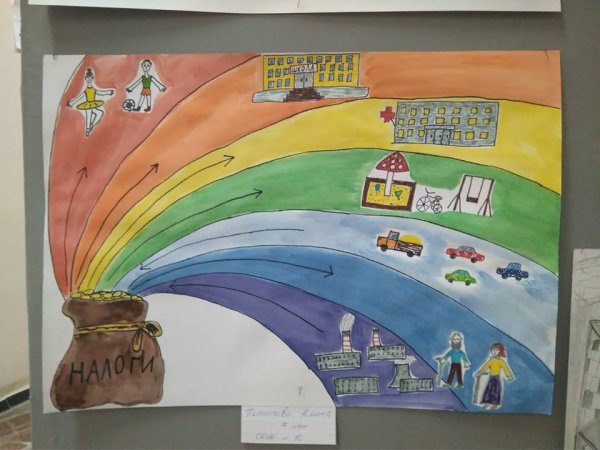 Налоги глазами детей рисунки