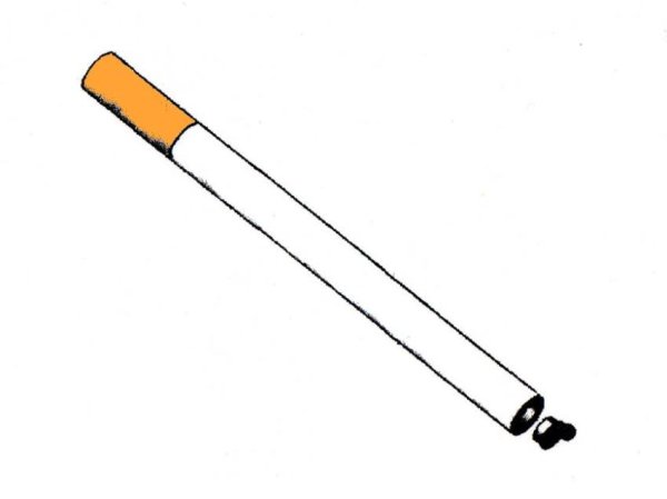 Нарисованная сигарета