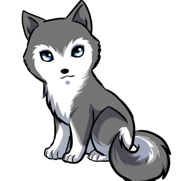 Мультяшные волчата