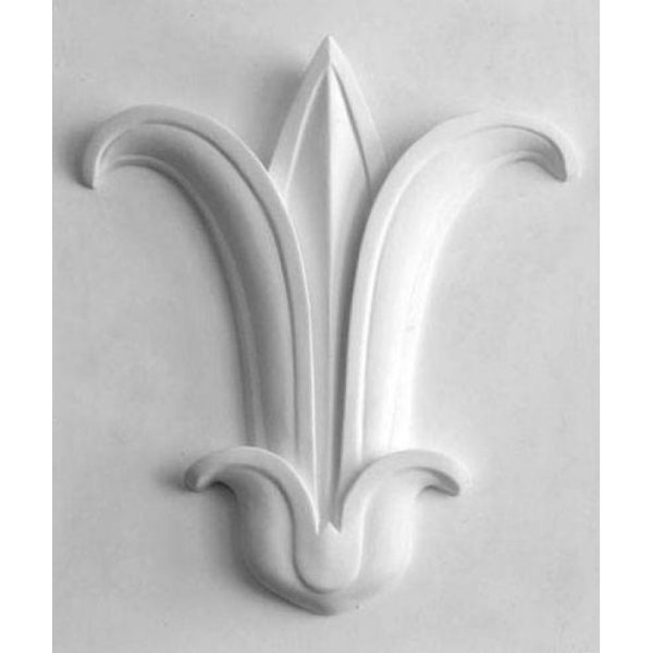 Гипсовая розетка трилистник Лотос