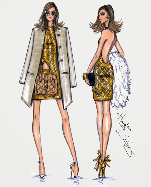 Модели для рисования одежды