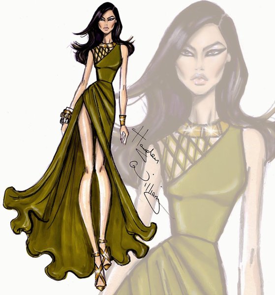 Модели для рисования одежды