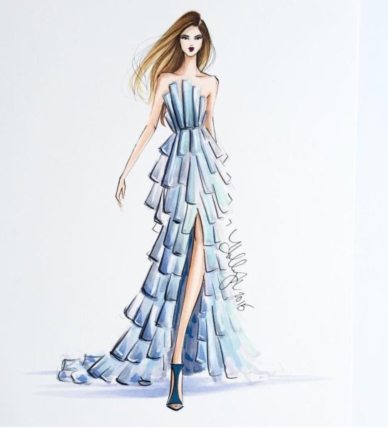 Модные эскизы