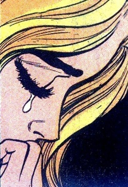 Рисунки плачущих девушек