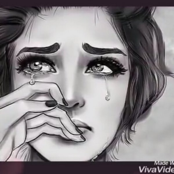 Плачущая девушка картинки