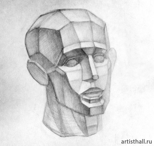 Голова Гудона Академический обрубовка