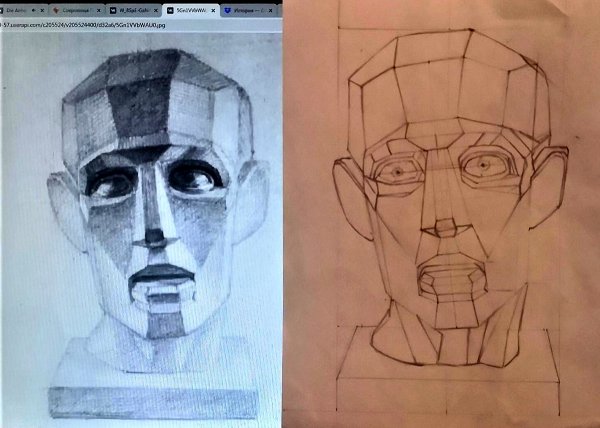 Обрубовка головы Давида