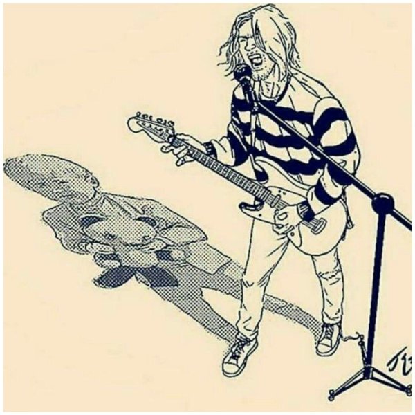 Портрет Курта Кобейна