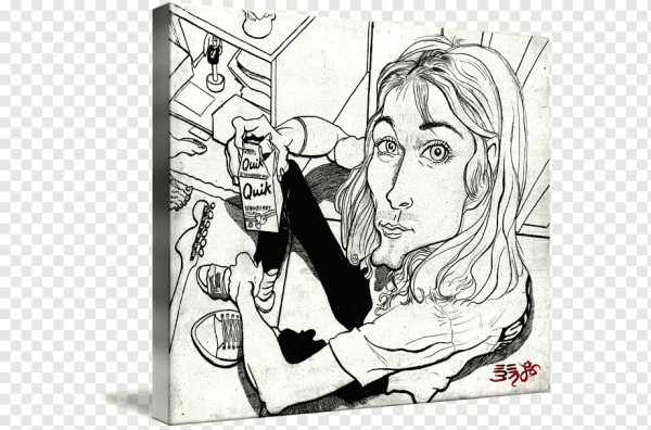 Курт Кобейн карандашом