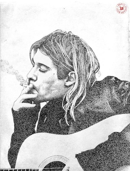 Портрет Курта Кобейна