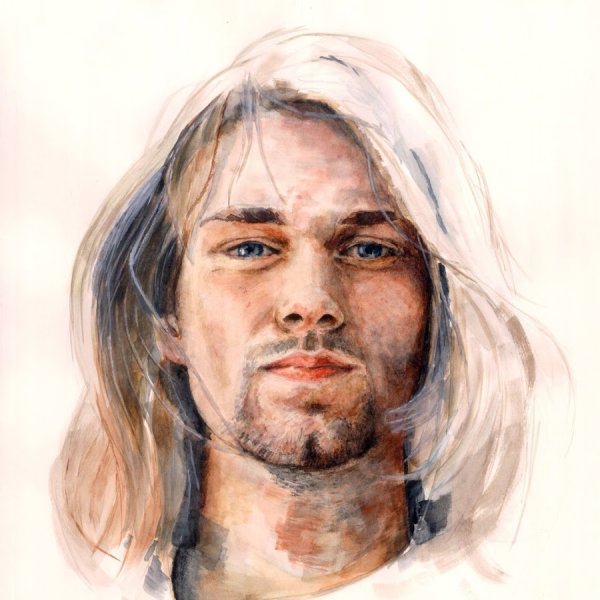 Курт Кобейн портрет