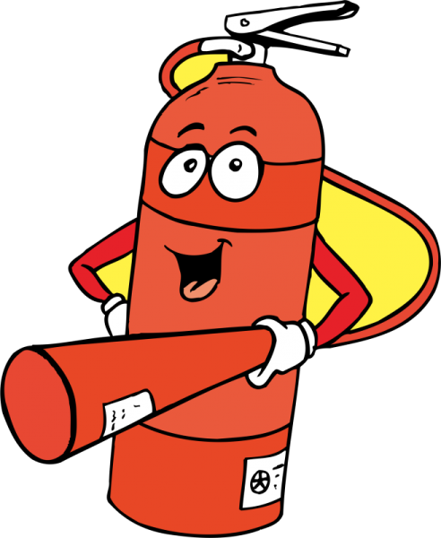 Огнетушитель мультяшный