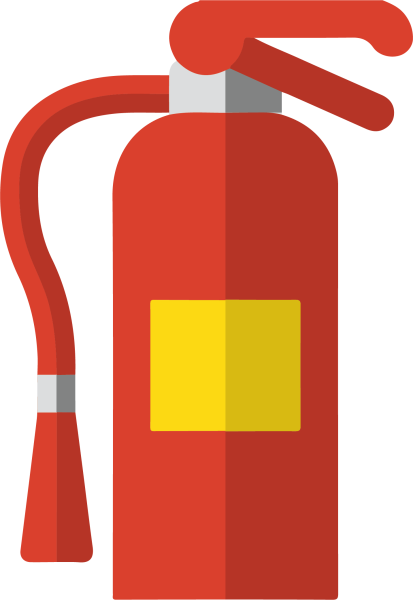 Аппликация огнетушитель