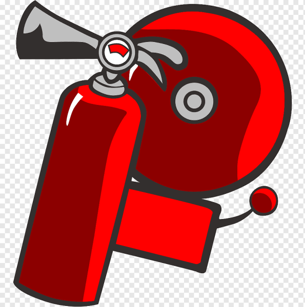 Огнетушитель векторный