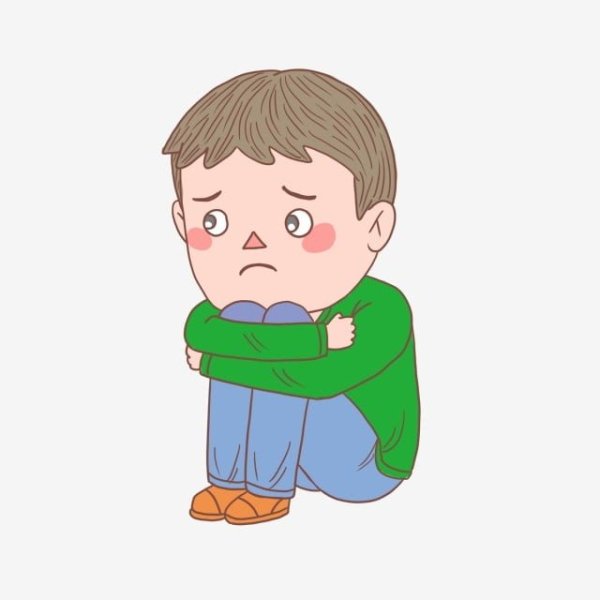Грустный мальчик для детей