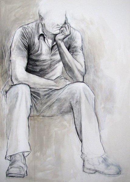 Грустный Киану Ривз