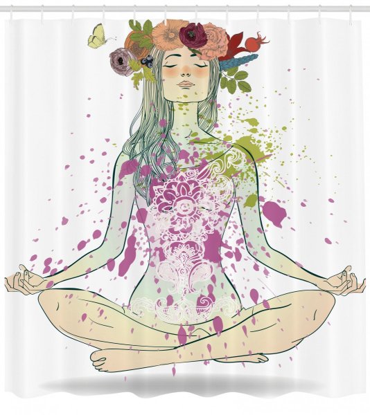 Йога нарисованная