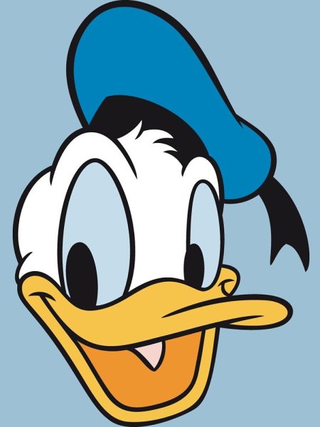 Раскраска Дональд дак