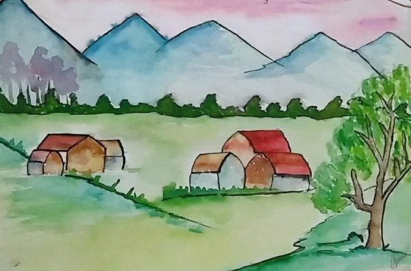 Природа Башкирии рисунки