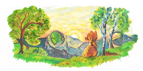 Иллюстрация на тему природа