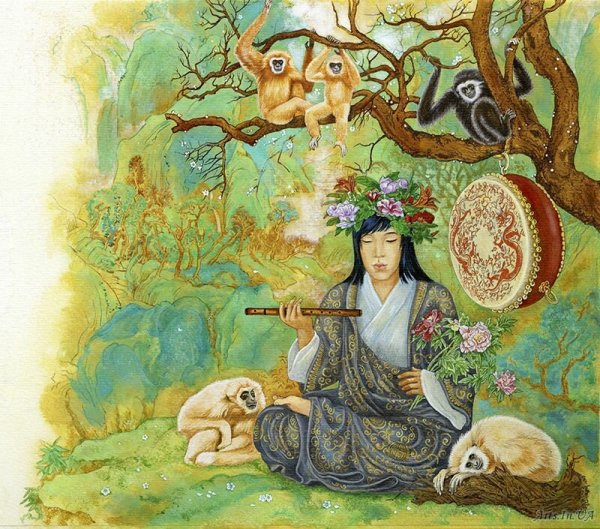 Древняя японская живопись