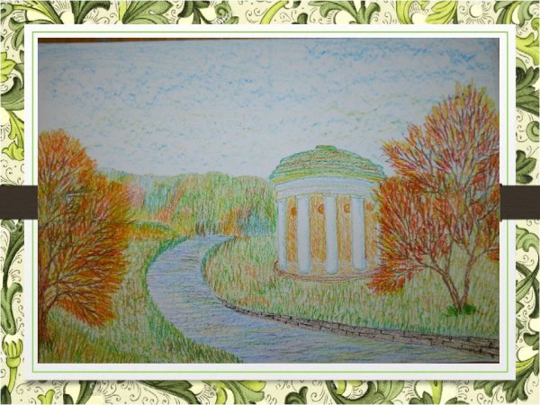 Рисунок на тему Дворянская усадьба