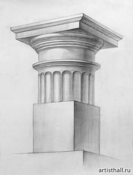 Капитель дорического ордера гипс