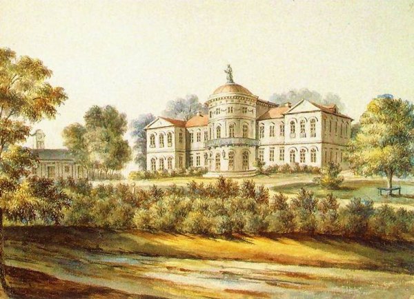 Дворянское имение 19 века рисунки