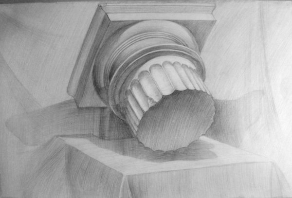 Дорическая Капитель гипс