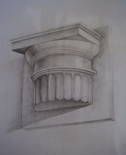 Дорическая Капитель древняя Греция