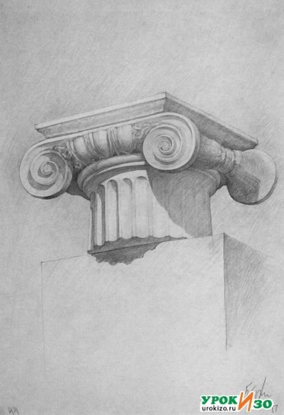 Ионическая Капитель построение