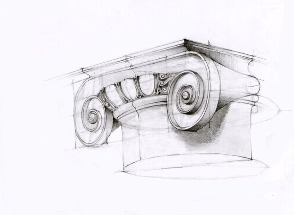 Дорическая Капитель построение