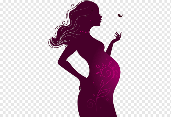 Силуэт беременной