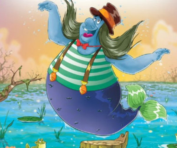 Водяной мультик Летучий корабль