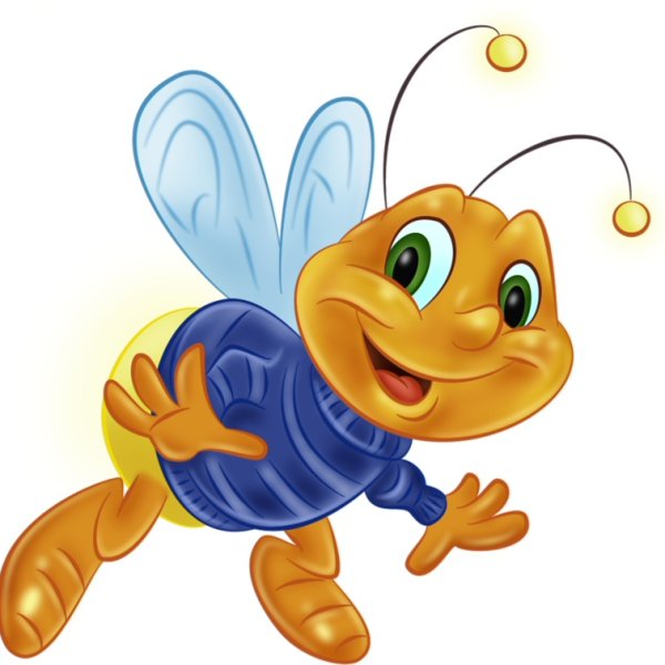 Светлячок мультяшный