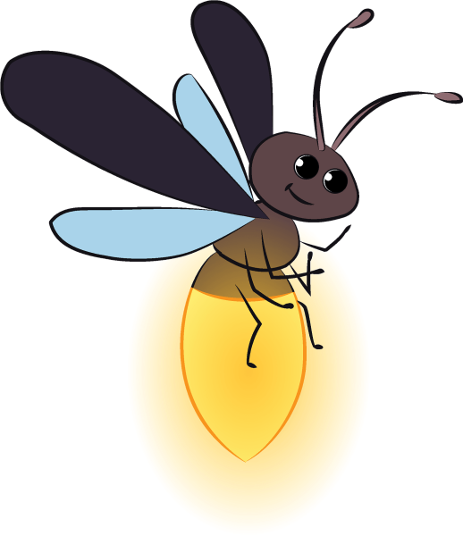 Светлячок мультяшный