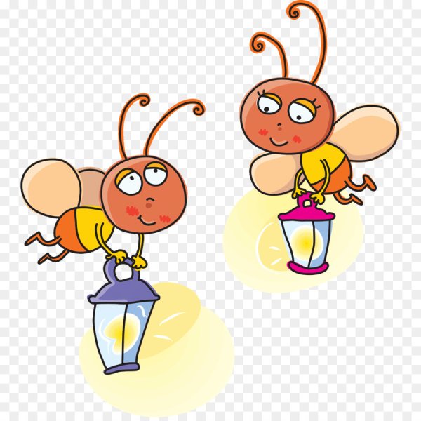 Светлячок мультяшный