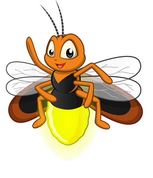 Светлячки мультяшные