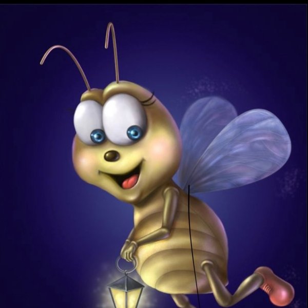 Светлячок мультяшный