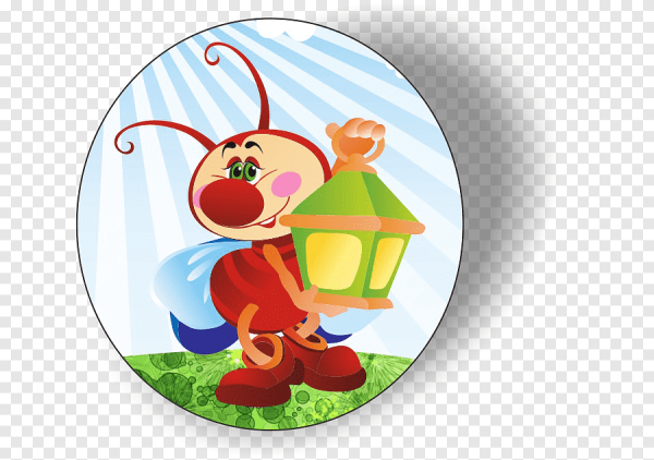 Светлячок мультяшный