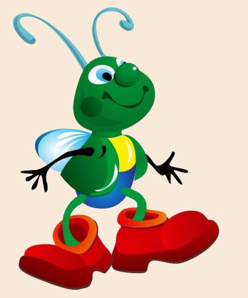 Светлячок мультяшный