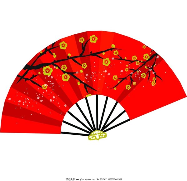 Рисование японского веера