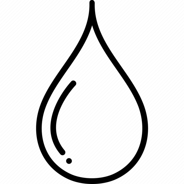 Капля воды контур