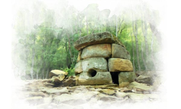 Зарисовка дольмена