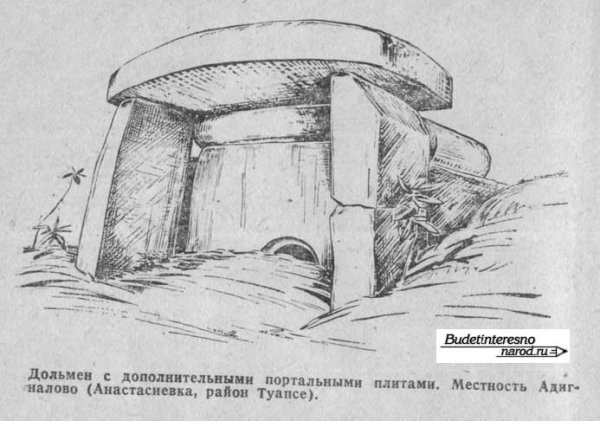 Дольмены схема