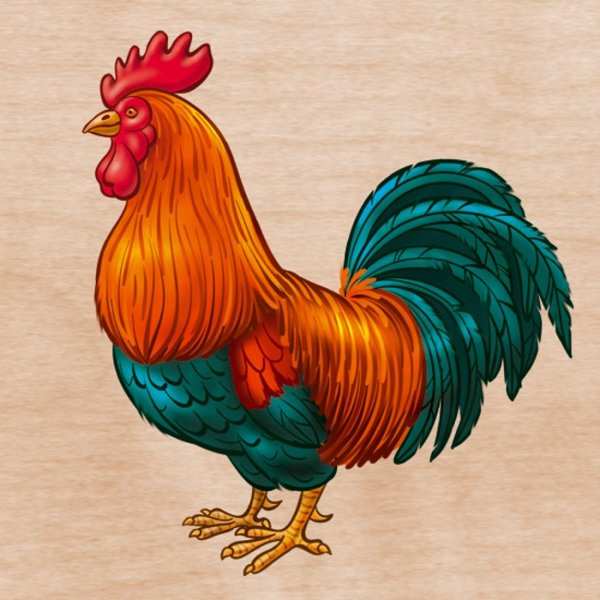Аппликация петушок