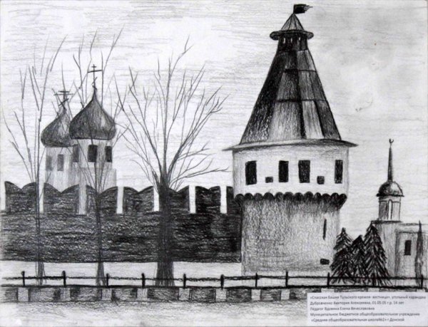 Тульский Кремль набросок