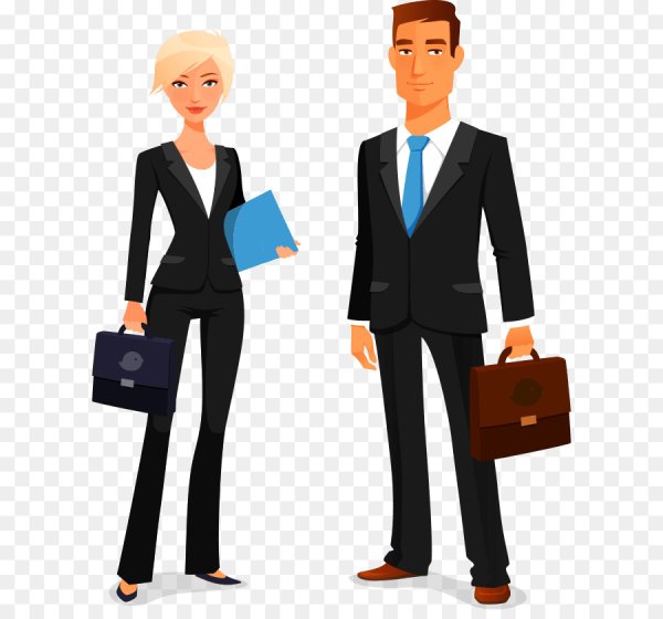 Мужчина и женщина мультяшные