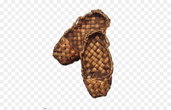 Лапти Бунин рисунок