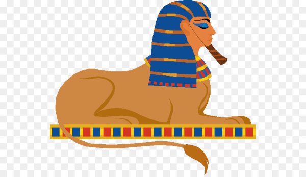 Сфинкс древнего Египта мультяшные